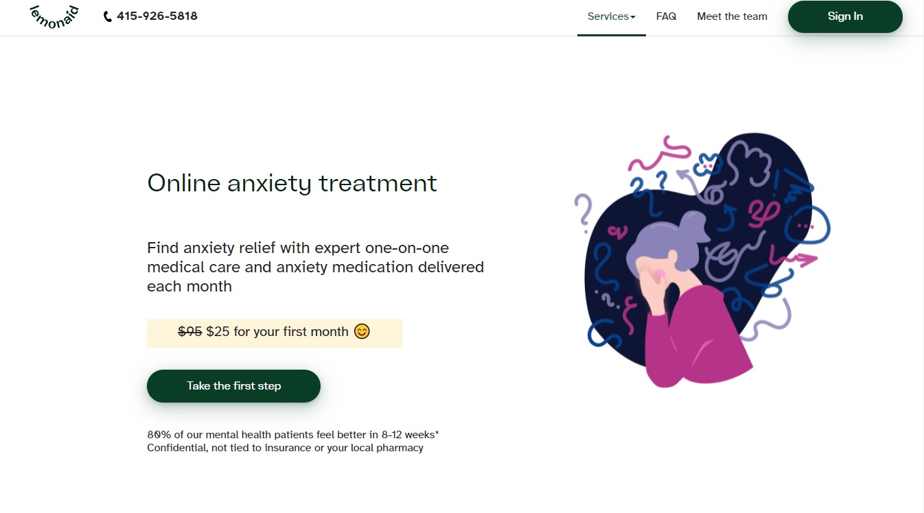 Lemonaid Primary Care Complete Anxiety